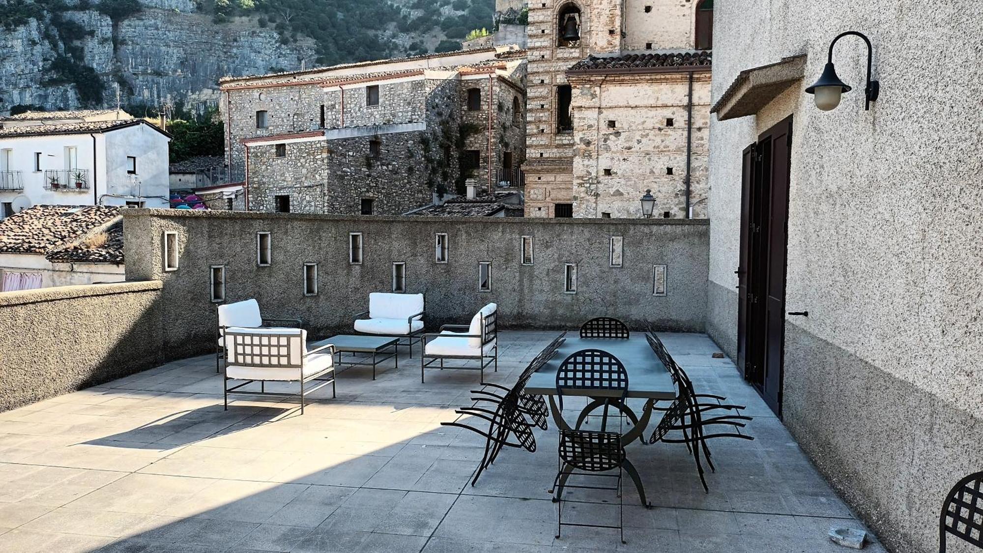 Antica Dimora Palazzo Rovitti Bed and Breakfast Cerchiara di Calabria Buitenkant foto